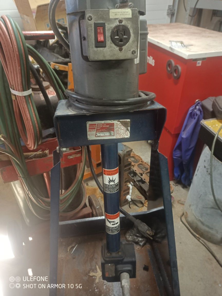 On The Car Brake Lathe!