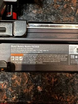 Nail gun Model/ Modelo/ Modéle FN250SB