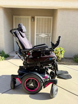 Power Wheelchair with Tilt and Joystick Control