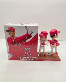Shohei Ohtani Double Bobblehead Angels 2018 Rookie Season