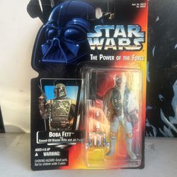 1995 Kenner Star Wars power of the force Boba Fett action figure