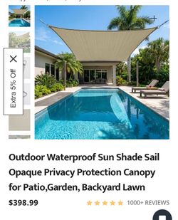 Heavy Duty waterproof SHADE