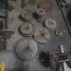 Cast Iron Weights And Olympic Iron 