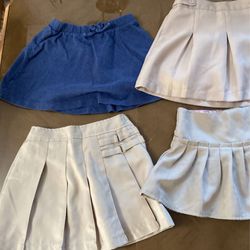 School Uniform Skirts And Dresses Size 6, 6x