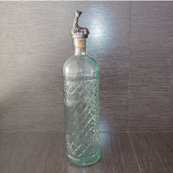 Pewter Giraffe Stopper Decanter
