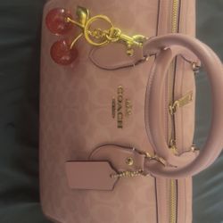 Coach Powder Pink Large Satchel