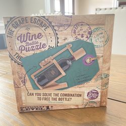 The Grape Escape Wine Bottle Puzzle Solve The Puzzle Free The Bottle (New-Open)