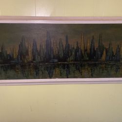 Vintage Maio New York Harbor Scene