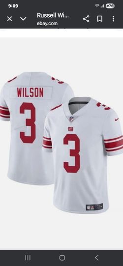 Nike NFL N.Y. GIANTS Jersey sz.Large  R.W. #3 & N.Y. GIANTS Beanie 