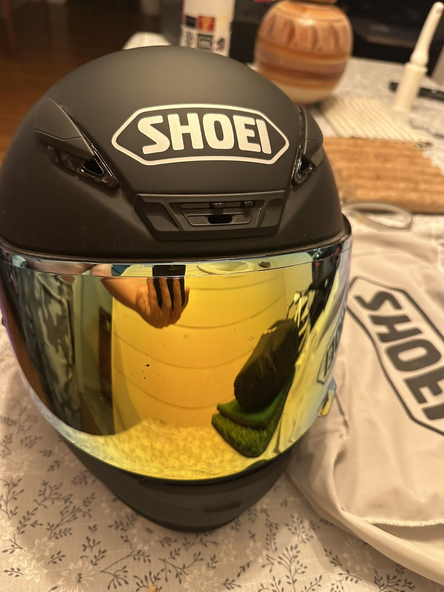 Brand New Shoei Motorcycle Helmet Matte Black (M)