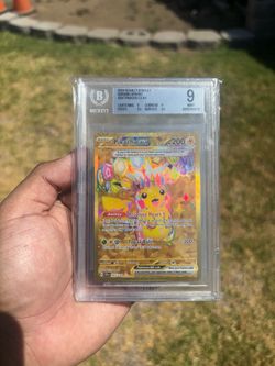Pokémon Pikachu EX 247/191 Hyper Rare Surging Sparks Pokemon Beckett 9