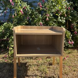 WOODEN END TABLE / SIDE TABLE / NIGHT TABLE / RECORD TABLE - Priced To Sell 