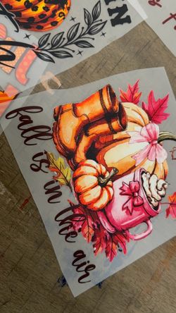 Press on ready fall sheets