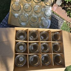 23 Floreros De Vidrio 