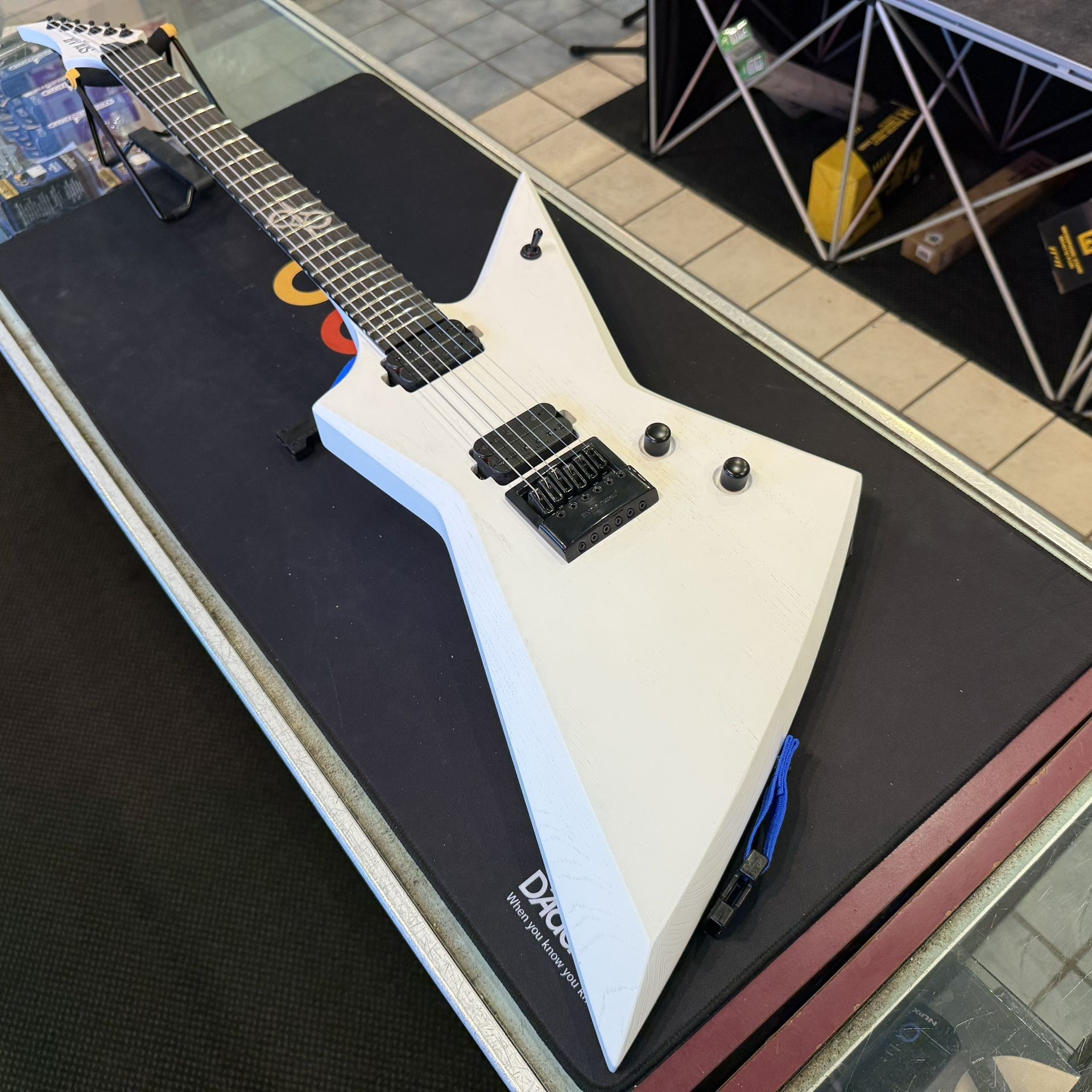 Solar E1.6WOP+ White Open Pore Electric Guitar with Original Gigbag