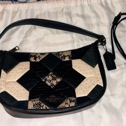 Coach Patch Work Crossbody Convertible Bag 