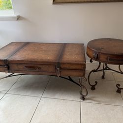 Coffee Table and End Table Antique 
