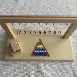 Montessori Color Bead Stairs with Hanger