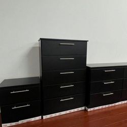 Dresser, Chest And One Nightstand 