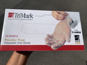 Vinyl gloves XL