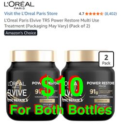 L'Oreal Paris Elvive TR5 Power Restore Multi Use Treatment (Packaging May Vary) (Pack of 2)