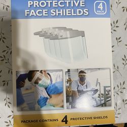 3 box of Protective Face Shields Ultra Clear 4 Pack