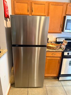LG 18 cu. ft. Garage Ready Top Freezer refrigerator (LT18S2100S)