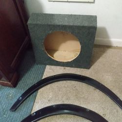 Offended Fender Flares And Pickup Truck Speaker Box For A 12-in