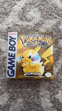Pokemon yellow for nintendo gameboy