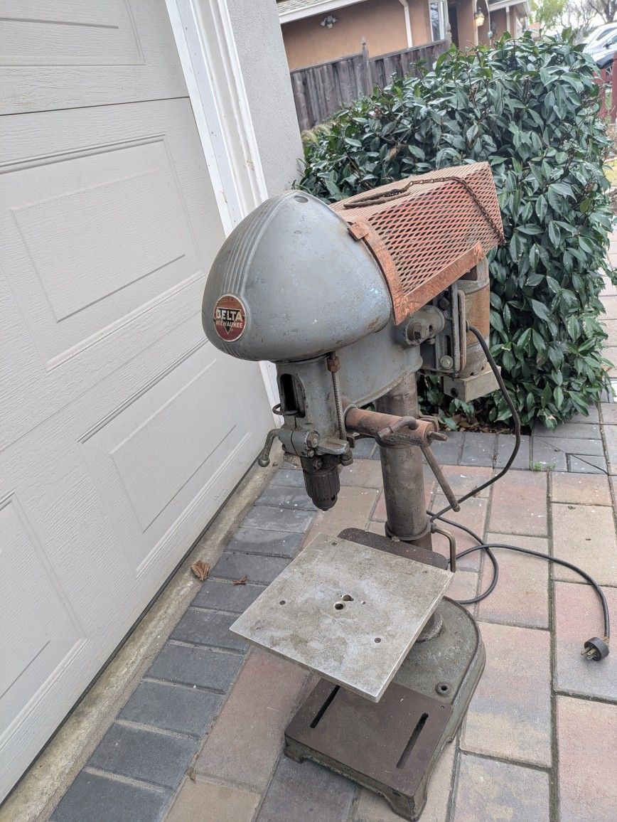 Drill Press And Bench grinder