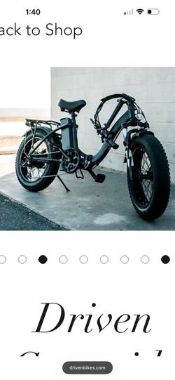 E-bike (needs battery)  Foldable Fat Tire