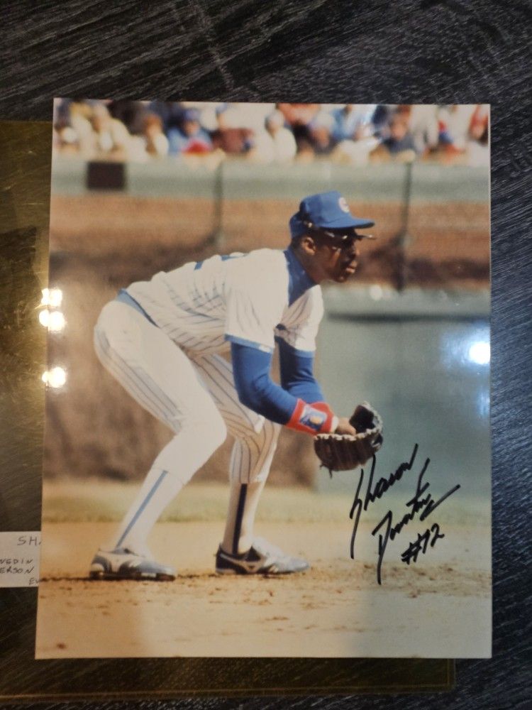 Signed Shawn Dunston Chicago Cubs 8x10 Autograph Photo MLB Baseball
