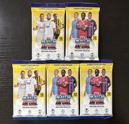 Soccer Pack Lot (5) 2022-23 Topps Match Attax UEFA Champions League Sealed