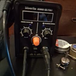 Silverflo 8586D lll PRO rework soldering station + full kit