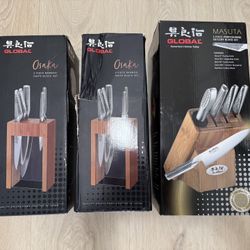 Global Osaka And Global Masuta Knife Set Nice Quality Knifes New In Box