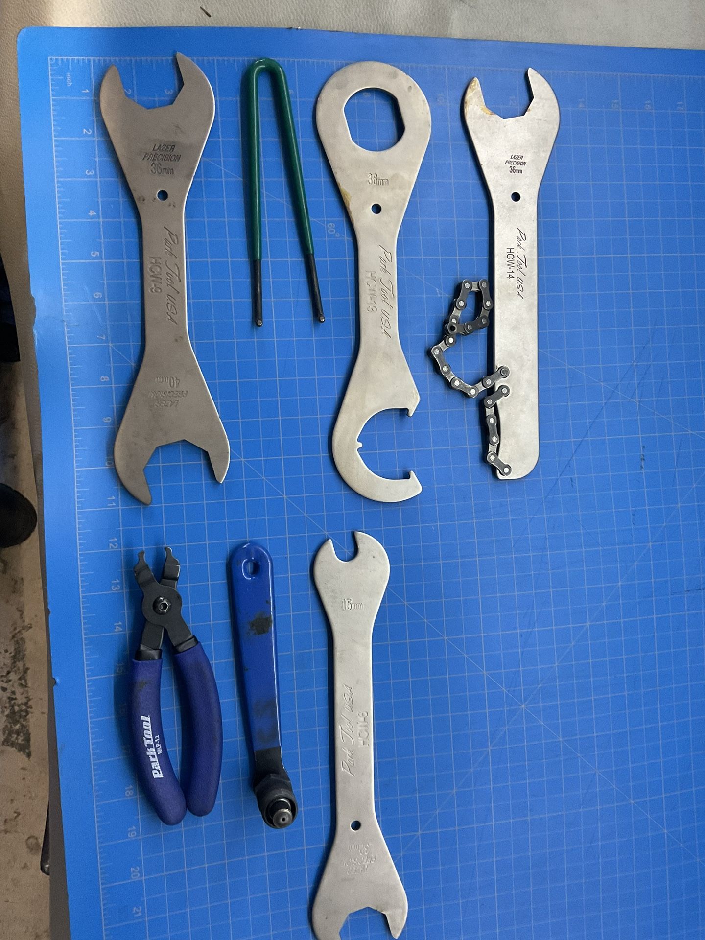 Bicycle Tool Lot Park Tools 7pcs