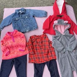 Baby Girls Warm Clothing Bundle 6 Months