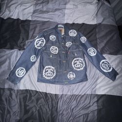 DENIM TEARS   X    STUSSY LEVIS JACKET.