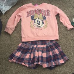 Minnie Mouse Two Piece Set 4T