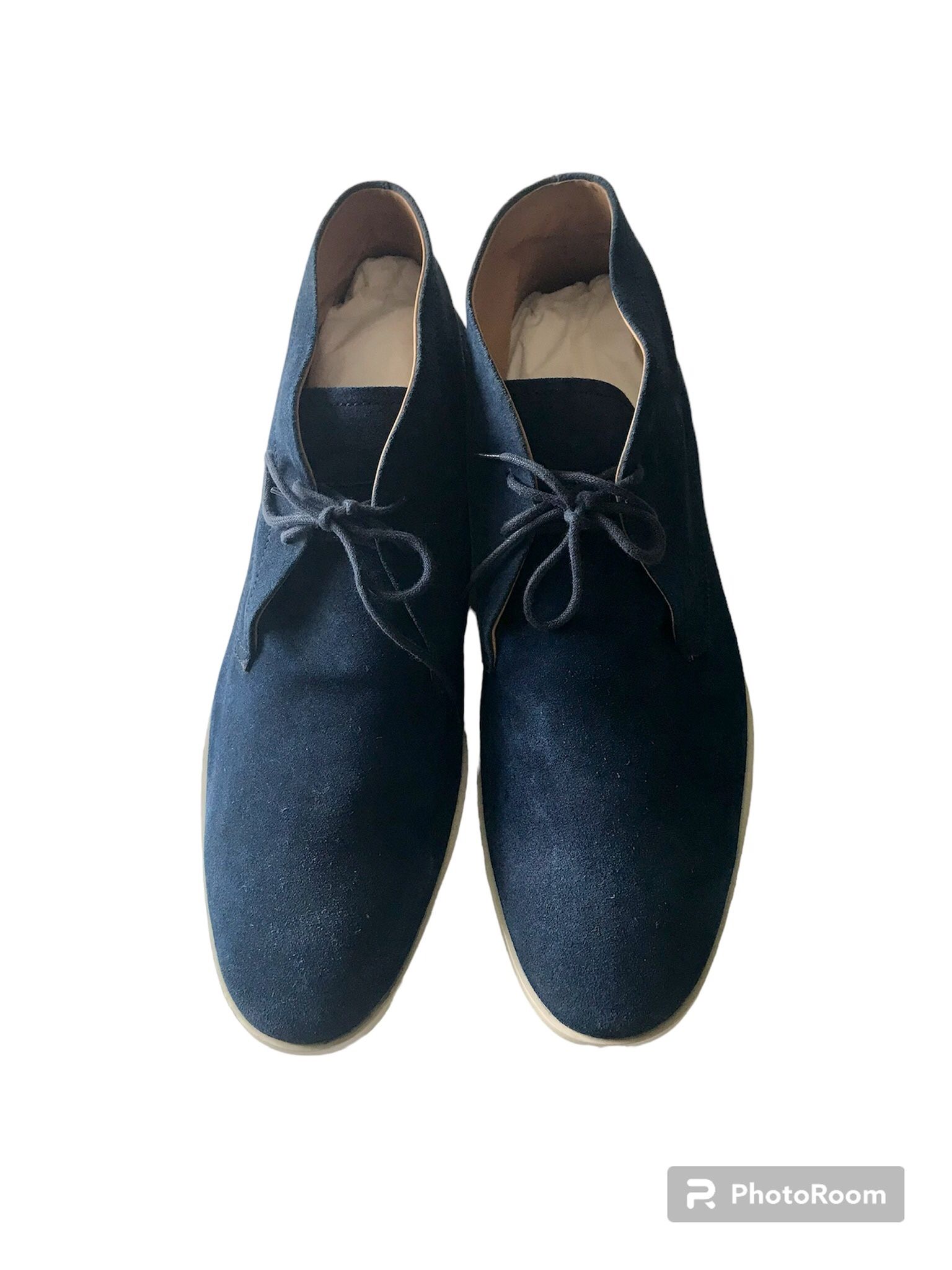 TOD’S , SUEDE MIDNIGHT BLUE, BOOTS SIZE 10