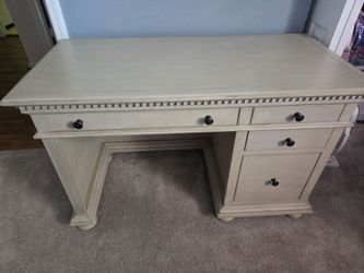 Restoration Hardware St. James 48" Antique White Desk