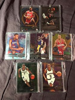 1997 Metal Universe basketball cards lot