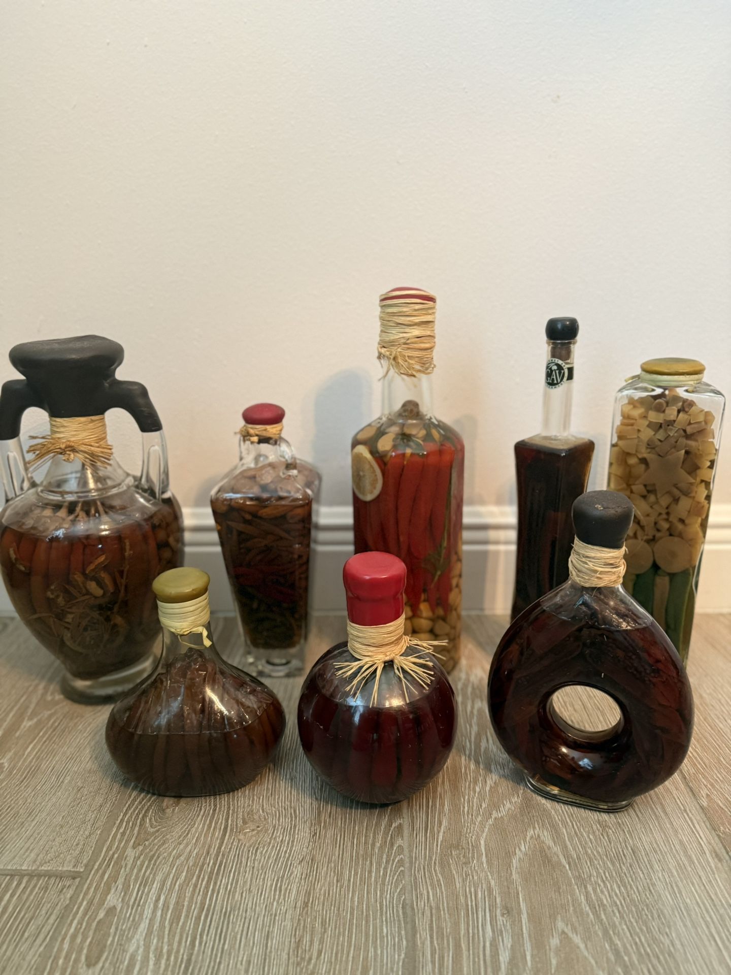 Decorative infusion bottles