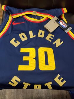 Nike Steph Curry Golden State Warriors Authentic City FQ4465-419 Size 56 2XL NWT