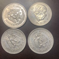 Silver Mexican Coins 0720