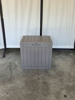30 Gallon Waterproof Outdoor Resin Deck Box Storage – BRAND NEW! 🪵✨
