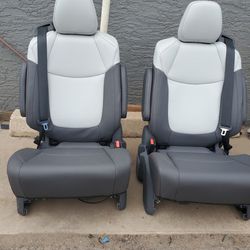 Brand New Leather Bucket Seats With Seatbelts 