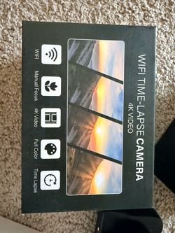 WiFi Time-Lapse Camera 4K Video
