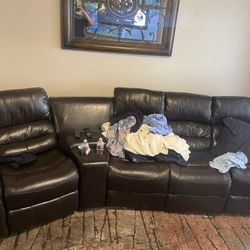 Leather Couch