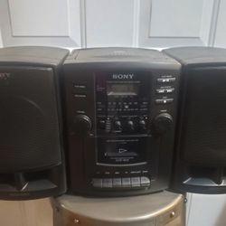 Sony Model CD Radio Cassette-Corder Cfd-505